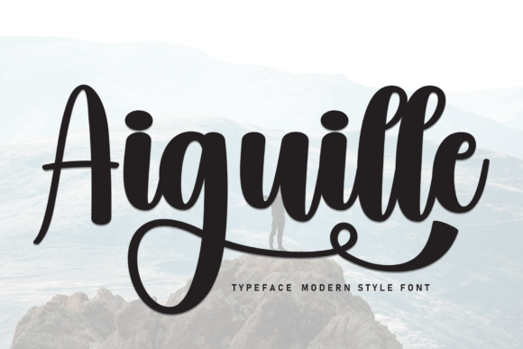 Aiguille Font: Elegant Script for Editorial Design