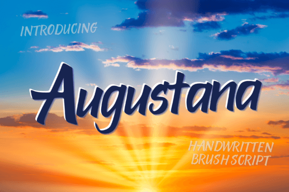 Augustana: A Sweet Script Font