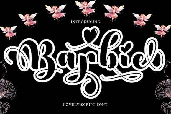 Barbie Outline Font Review