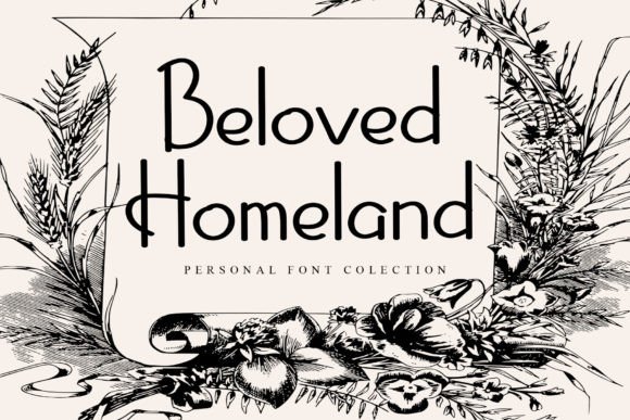 Beloved Homeland Font for Business