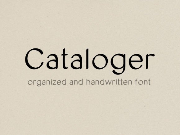 Catologer Font for Creative Makers