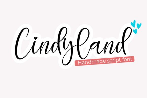 Cindyland: A Sweet Script Font