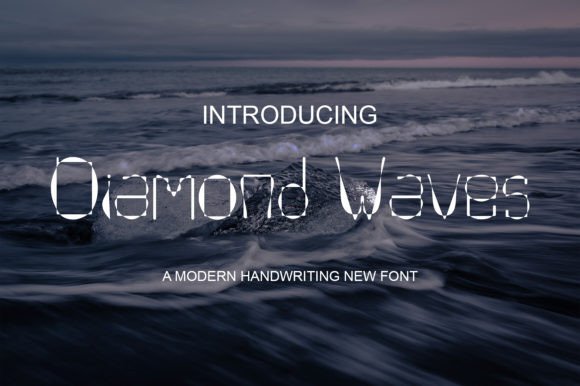 Diamond Waves Font for Business