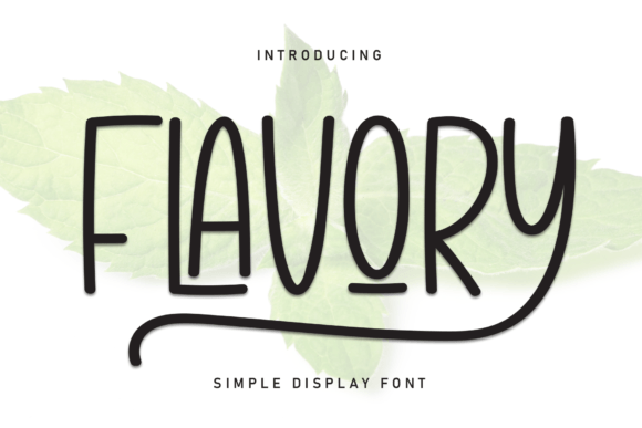 Flavory: A Timeless Handwritten Font