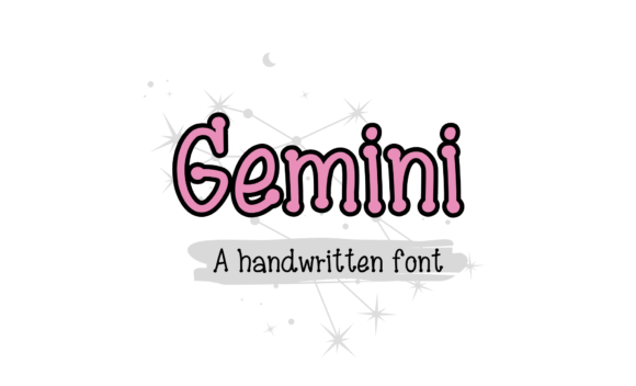 Gemini: A Handwritten Font for Digital Marketing