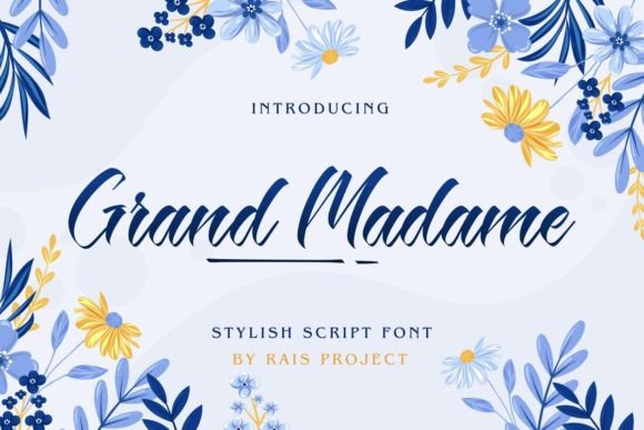 Grand Madame Font: Elegant Script for Digital Marketing