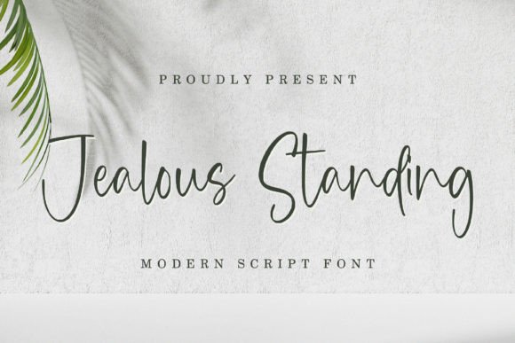 Jealous Standing Font for Creative Marketing