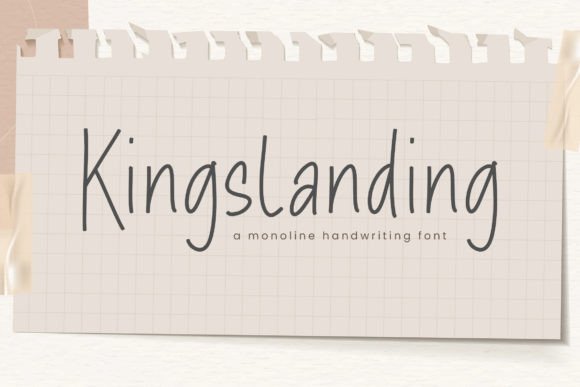 Kingslanding: A Handwritten Font for Elegant Design