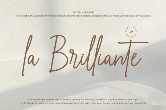 La Brilliante: A Font of Elegance