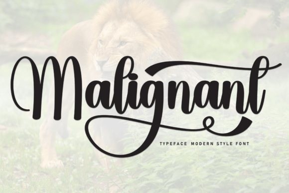 Malignant: A Stylish Font for Creative Campaigns