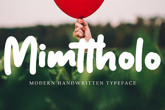 Mimttholo: A Modern Handwritten Typeface