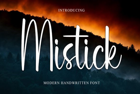 Mystick: A Stylish Handwritten Font