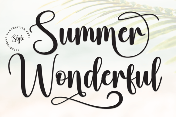 Summer Wonderful Font Review
