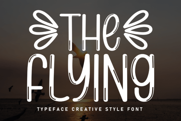 The Flying: A Handwritten Brush Font for Creative Brands