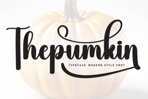Thepumkin: A Handwritten Font for Elegant Design