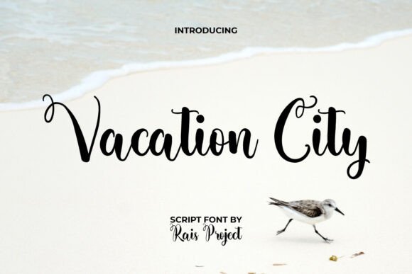 Vacation City Font for Business