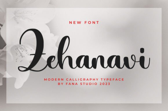 Zehanavi: A Script Font for Elegant Branding